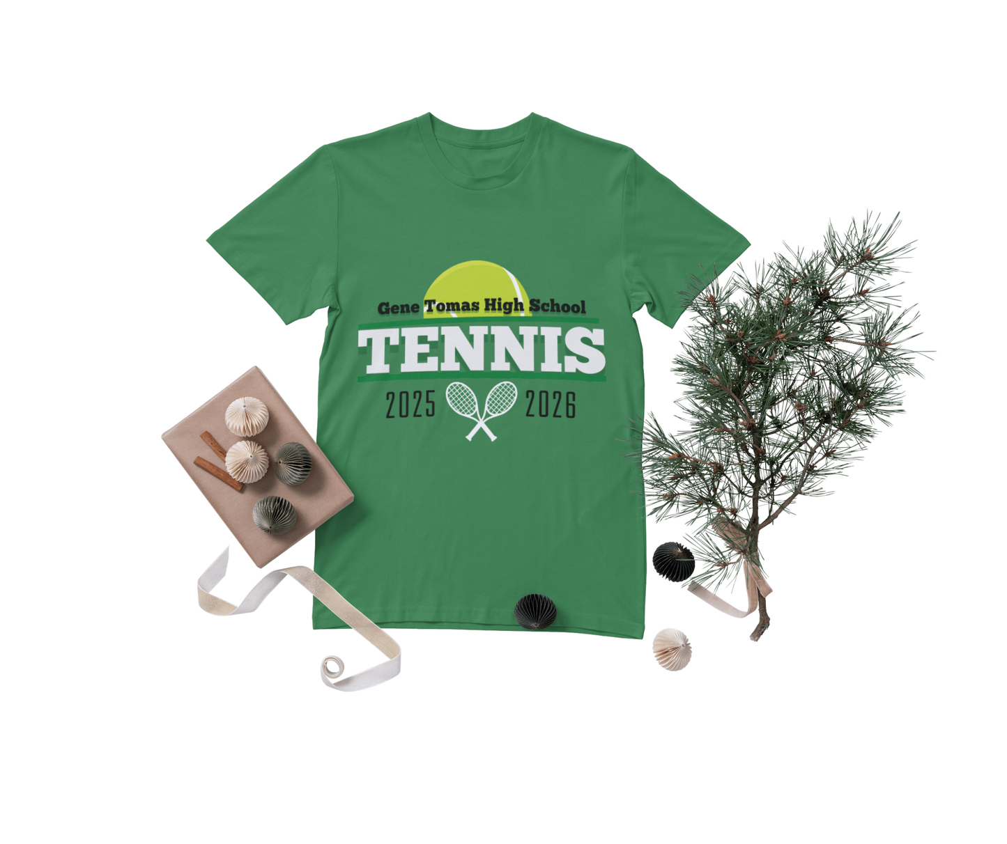 "Gene Tomas High School Tennis Team Tee"
