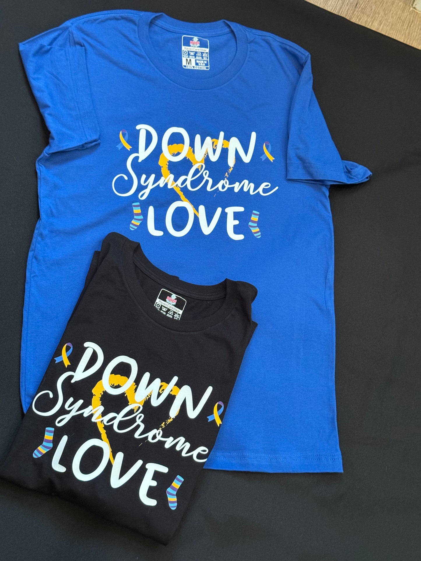 "Down Syndrome Love" tee...celebrating World Down Syndrome Day 3/21