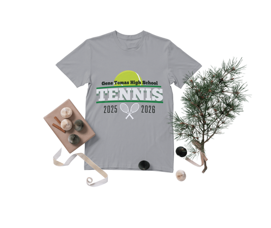 "Gene Tomas High School Tennis Team Tee"